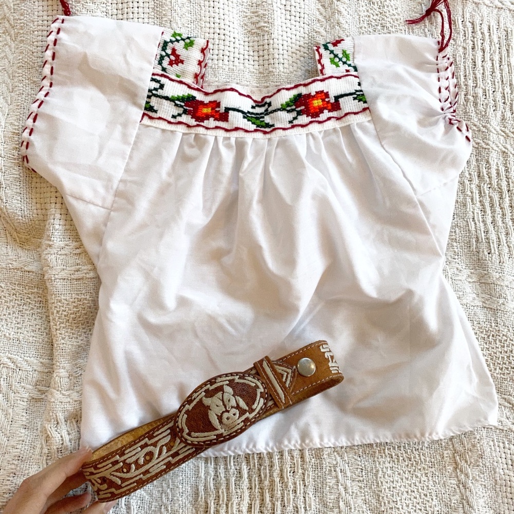 Adorable Handmade Embroidered Child’s Top